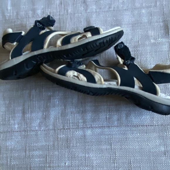 Naturalizer Womens Blue Leather Straps Vacation Beach Summer Sandals- Sz- 7 - Picture 8 of 15